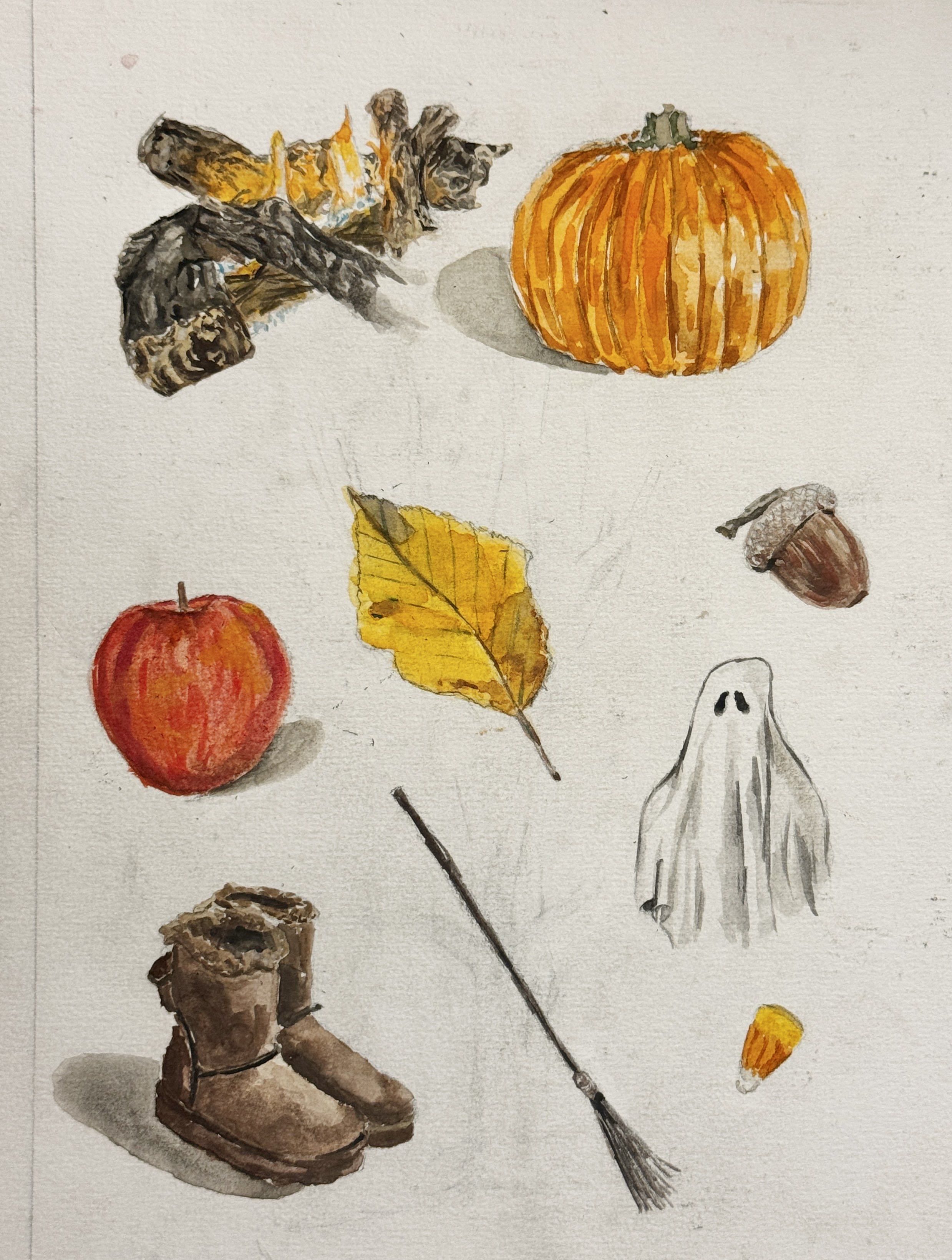 a collage of autumn-themed things