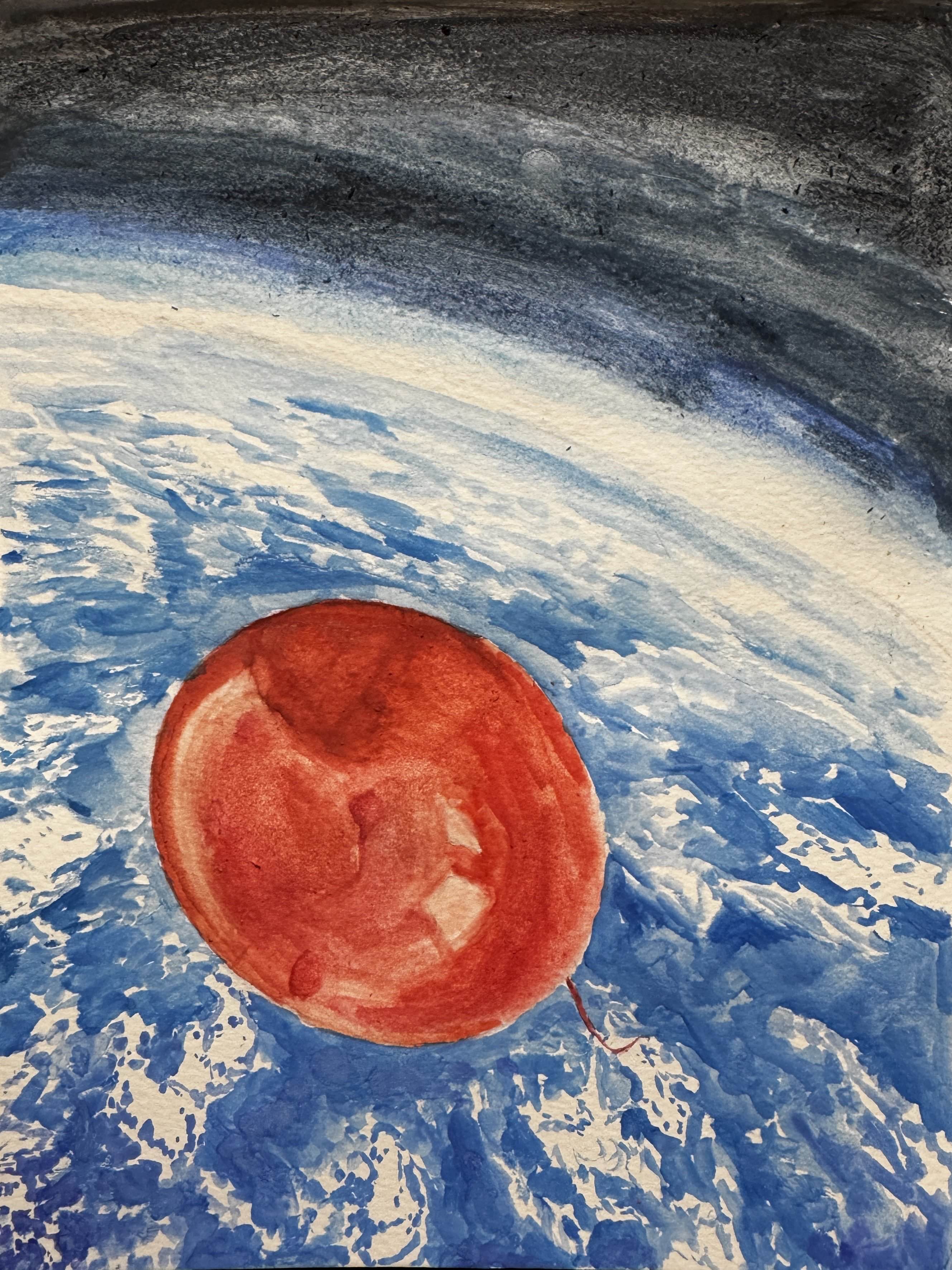 a balloon not content with earth
