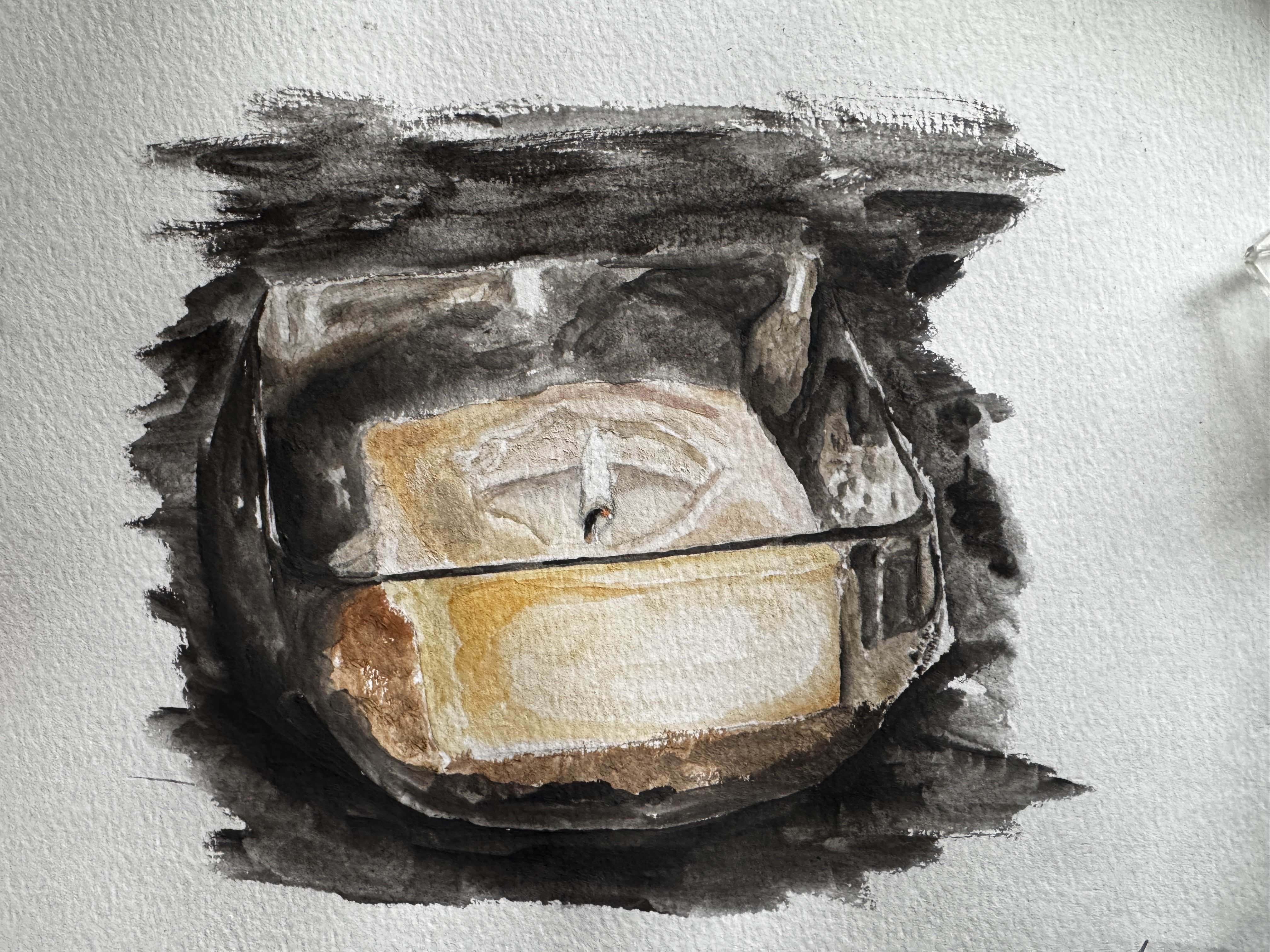 a candle's flickering flame